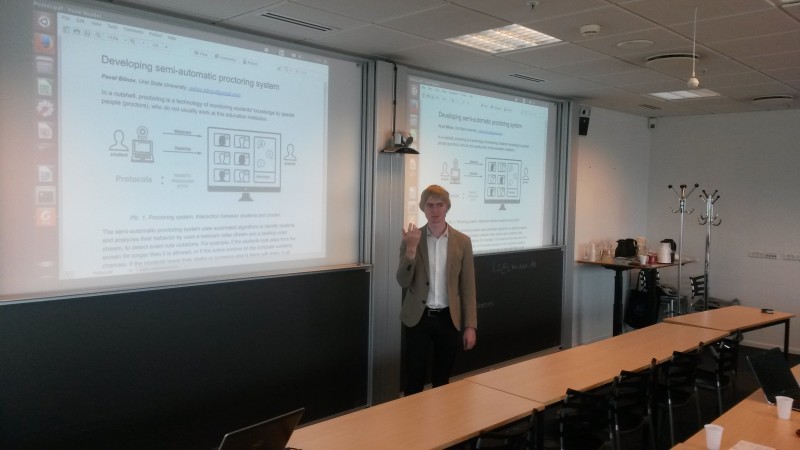 Постер Паши Блинова в AAU