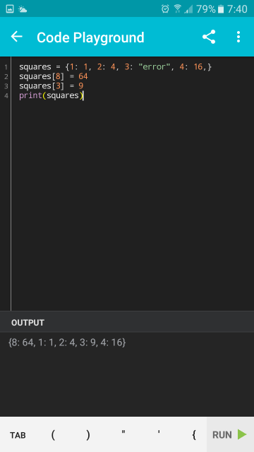 Интерпрететор Python в мобильном приложении SoloLearn